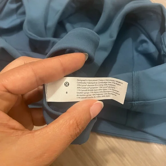 Lululemon wunder train bra size 6